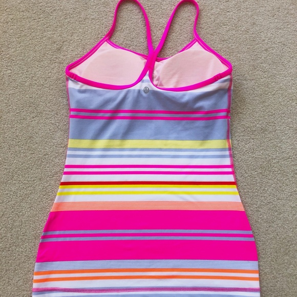 Lululemon Power Y Tank- Groove Stripe Multi 6 - Picture 3 of 4